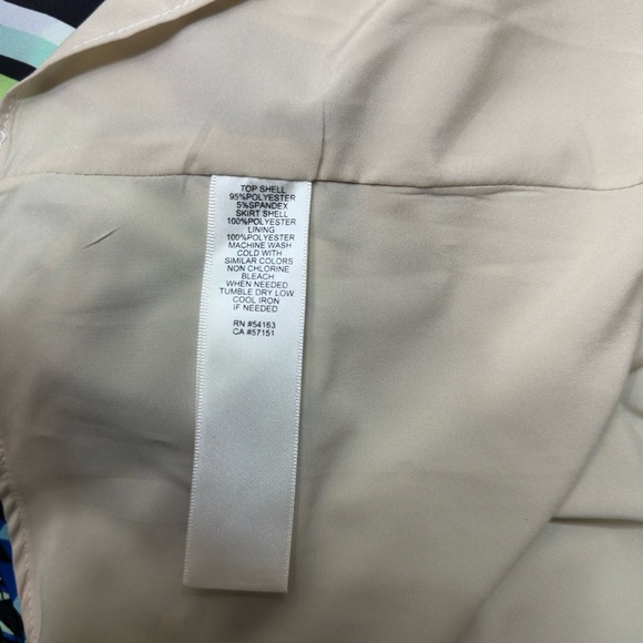 Eliza J Black and Blue Geometric Maxi Dress - Picture 12 of 13